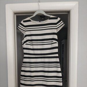 J Crew Striped Sheath Dress | Size 6